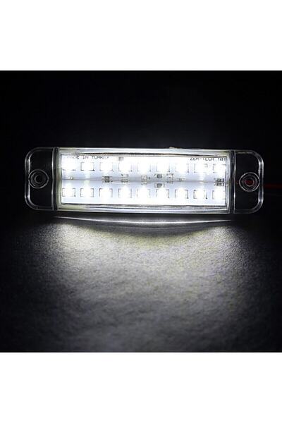 Koçyiğitler Otomotiv Çift Sıra Parmak Led Lamba 18 Ledli Beyaz 24 Volt