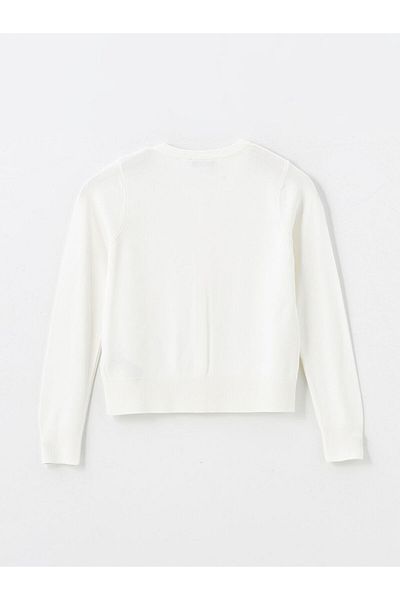 LC Waikiki Dámský pletený Cardigan - Crew Neck