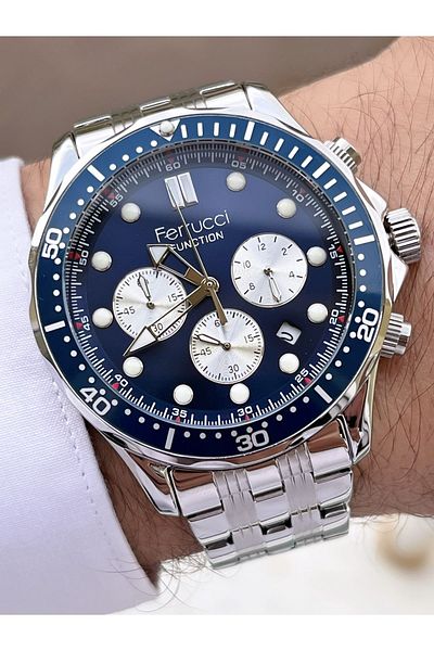 Ferrucci Functional Men's Wristwatch with Stopwatch