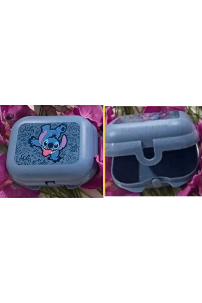 Tupperware Mini İstiridye Beslenme Taşıma Kabı Lilo Stitch Baskılı