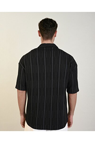 İLKCET MODA Πλεκτό Premium Oversize ανδρικό πουκάμισο