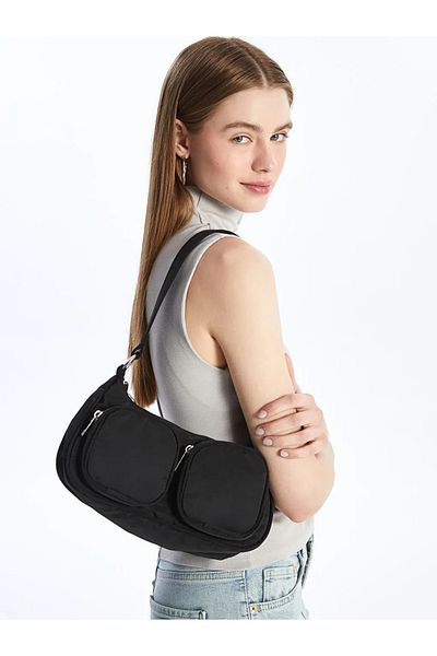 LC Waikiki ACCESORII LCW - Geantă nouă neagră pentru femei cu curea reglabilă