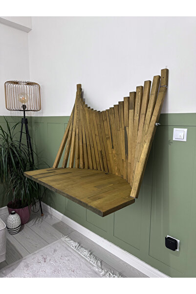 Linerora Flow Katlanabilir Duvar Masası | Duvara Monte Masa | Yeşil