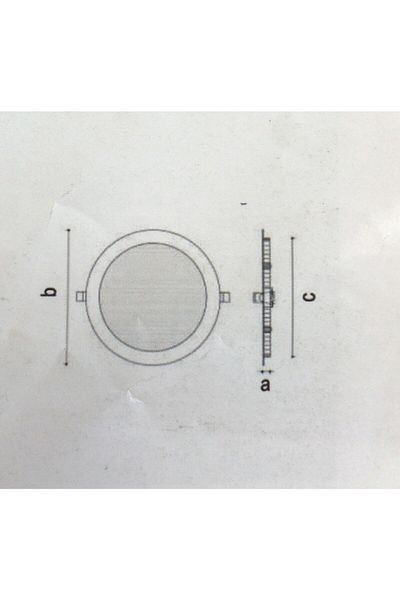 YCL 18 W Recessed Led Panel Daylight Alp 1018