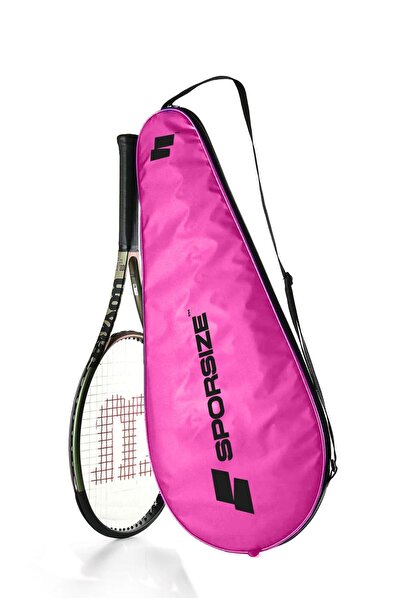 Sporsize Tennis Racket Cover Tenis Raketi Kılıfı Çantası Pembe ( Sadece Kılıf )