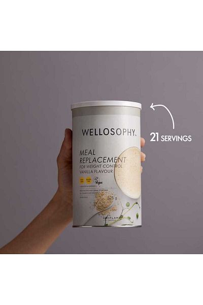 Oriflame Wellosophy Vanilla Flavored Beverage Powder - Food Substitute