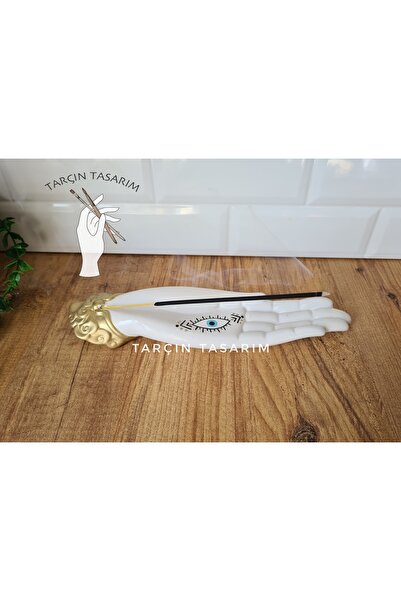 TARÇIN TASARIM El Şeklinde Tütsülük, Çubuk Tütsülük, Oda Kokusu,Arınma,(El Çi...