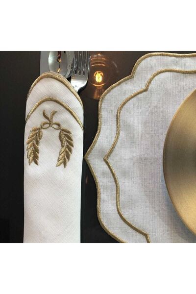 silk 2'li Bohem Nakışlı Amerikan Servisi | Ev Hediyesi | Bardak Altı | Nakışl...