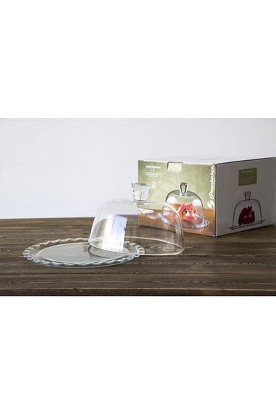 Paşabahçe Pasabahce 96874 Petıte Patisserie Cake Jar Cake Storage Container Fma99946