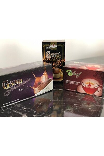 GANOSOAP Gano Exel Seti (rooibos Çay,3in1 Kahve, Sıcak Cıkolata)3 Lü Set
