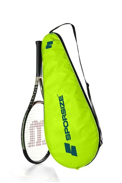 Sporsize Tennis Racket Cover Tenis Raketi Kılıfı Çantası Yeşil ( Sadece Kılıf )