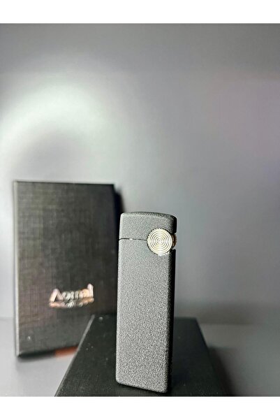 AOMAİ Zippo Tarz Slim Model Gazlı ve Taşlı Çakmak