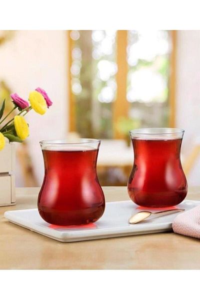 Paşabahçe Samovar Tea Glass - 12 Li Tea Glass 285cc 42801