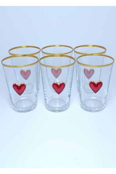 PARILTI HOME COLLECTİON طقم أكواب فاخر مكون من 6 قطع