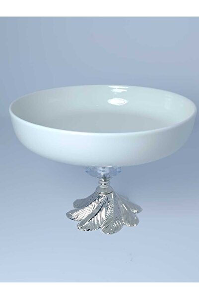 PARILTI HOME COLLECTİON Metal Ayaklı Porselen Sunumluk