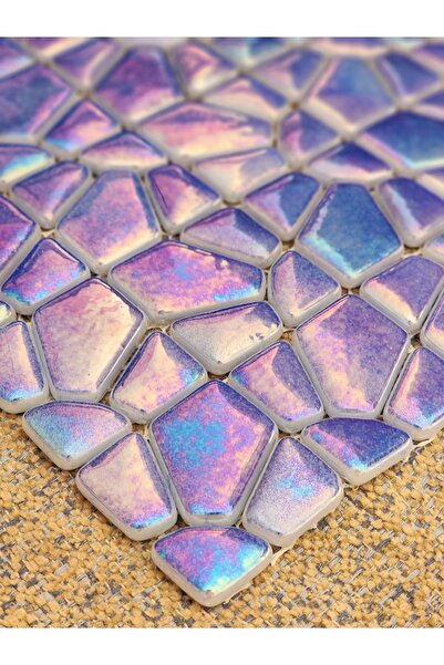 Atölye Öğretmenim Desenli Cam Mozaik Taşı (1 File ) 28*28 Cm