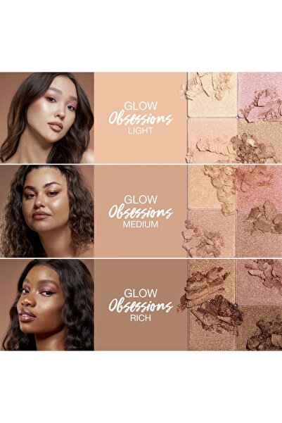 Huda Beauty Glow Obsessions Aydınlatıcı Paleti Rich Pinkestcosmetics