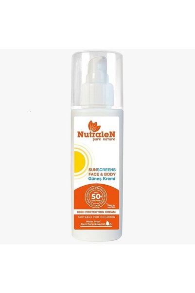 Nutralen Pure Nature Face Body And Children's Sunscreen 50 SPF 100ml