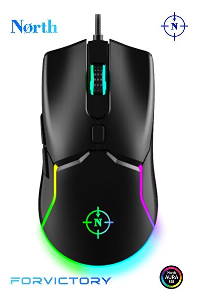 North Shield Mekanik Oyuncu Klavyesi + Air RGB Oyuncu Mouse + Odin Oyuncu Mousepad VIP Bundle