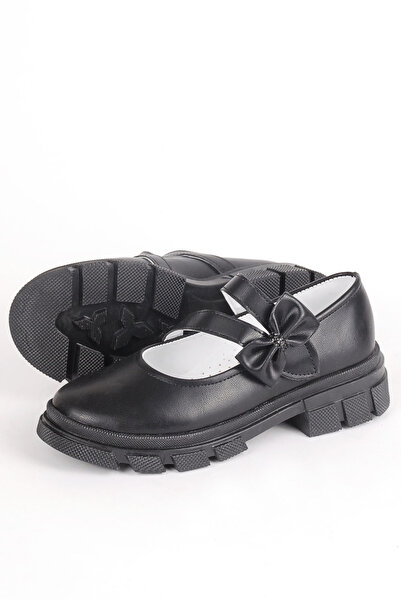 Rıdvan Çelik Kız Çocuk Mary Jane Siyah Günlük Babet Ve Okul Ayakkabısı