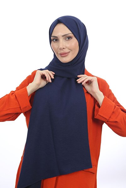 HAR-UM Ticaret Pamuk Cazz Şal Lacivert