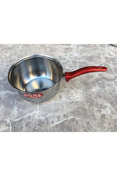 Doğuş Mutfak 600 مل وعاء صلصة ووعاء حليب من الفولاذ المقاوم للصدأ مقاس 14 سم