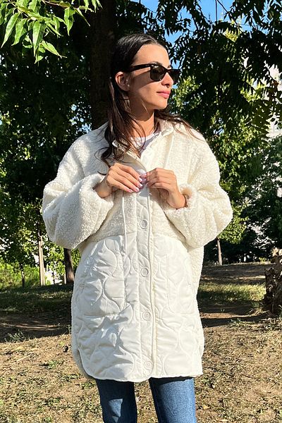 Love The Wind Palton lung de pluș - Design confortabil și elegant