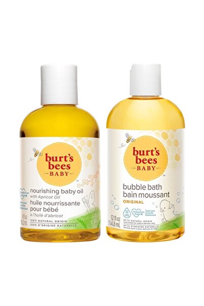 Burts Bees Besleyici Bebek Yağı - Baby Bees Nourishing Baby Oil 115ml+bebek Banyo Köpüğü 350ml
