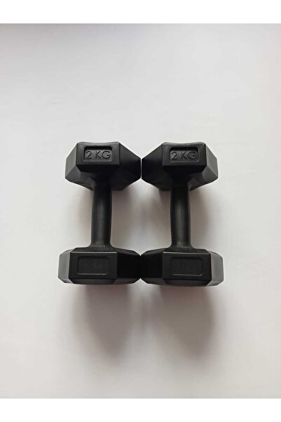 TRİTEX 2 KG X 2 ADET KÖŞELİ SİYAH PLASTİK DAMBIL SETİ