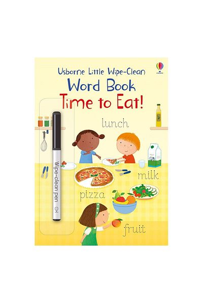 Usborne Little Wipe-Clean Word Book - Time To Eat
