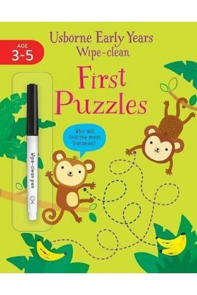 Usborne Yayınları Early Years Wipe-Clean First Puzzle