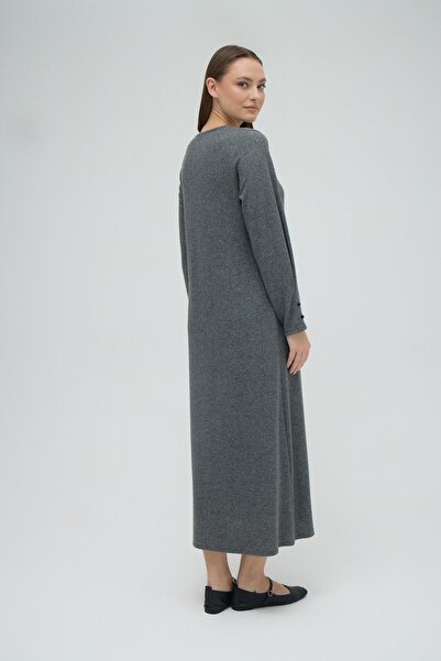GİZZEY 21223 Knitwear Long Dress