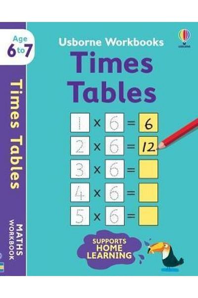 Usborne Yayınları Usborne Workbooks Times Tables 6-7 Years Old Children's English Workbook