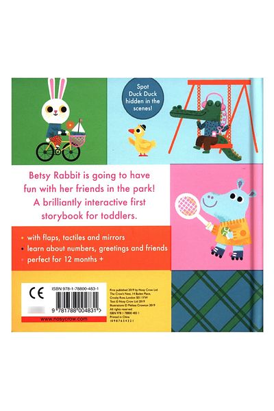 Nosy Crow بيتسي أرنب بارك - تصميم كتاب