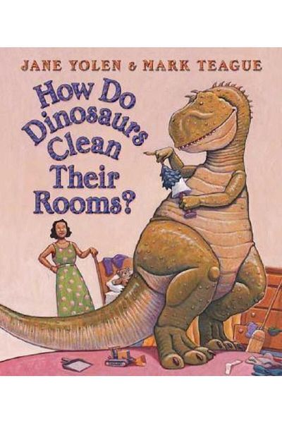 Scholastic كيفية تنظيف غرفة الديناصورات| كتاب الأطفال التعليمي المصور باللغة الإنجليزية جين يولين