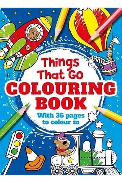 autumn publishing Things That Go Coloring Book