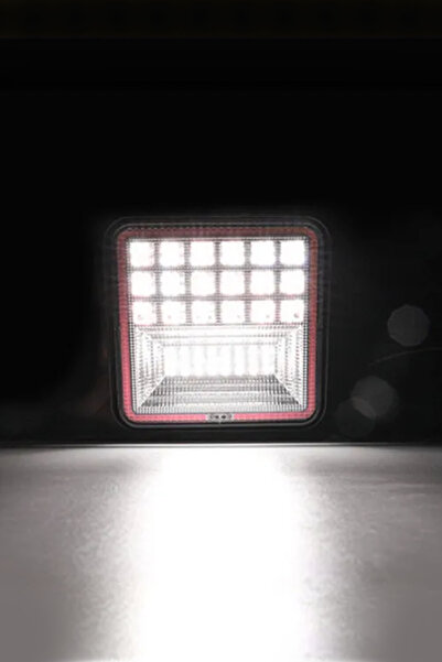 ASTRA LED Off Road 12-24 Volt Kare Sis Farı DRL KIRMIZI 4 inç 126 W Oto Çalışma Lambası