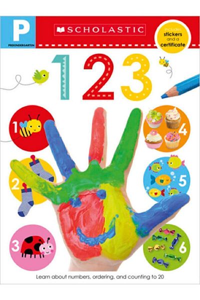 Scholastic كتاب المهارات المسبقة: 123 (التعلم المبكر) / الجماعي / /9781338304985