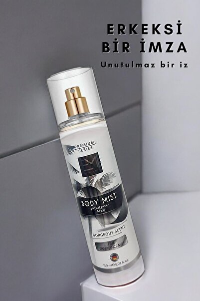 EM AMANOS BEAUTY Body Mist Vücut Parfümü - Premium Seri Miami Kokusu Çekici ve Etkileyici Vücut Spreyi