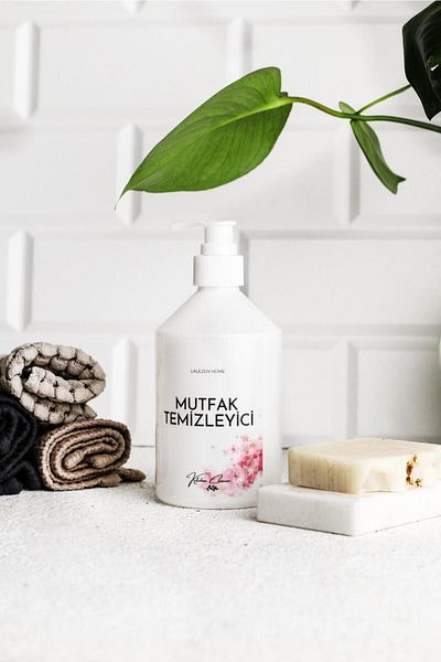 LALEZEN HOME Λευκό Πλαστικό Καθαριστικό Κουζίνας 500 ml