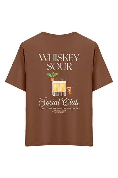 Mounte Bianca Unisex viski sa kiselim sokom - Oversize kroj T-shirt