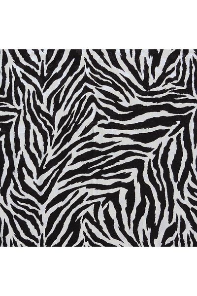 Reyrush Satin Scarf - Zebra Pattern 53cm