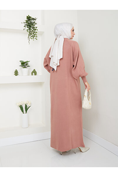 Kirazgym Γυναικείο φόρεμα πλεκτό με μπαλόνι