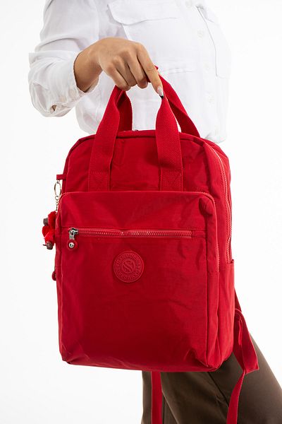 EFTREND Sanmorris Unisex Crinkle Fabric - Water Resistant, Multi-Compartment Large Size Laptop School and Backpack