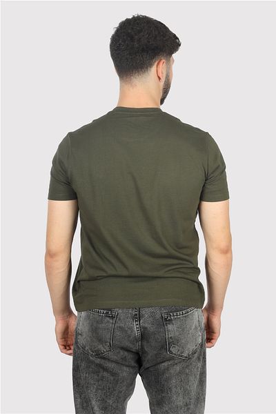PAUL&SHARK Ανδρικό T-Shirt Khaki - Regular Fit, Βαμβακερό, Κοντό μανίκι 14311653 -036