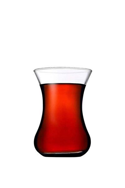 Paşabahçe Thin Waisted Plain Tea Cup 12 Pieces - 42381