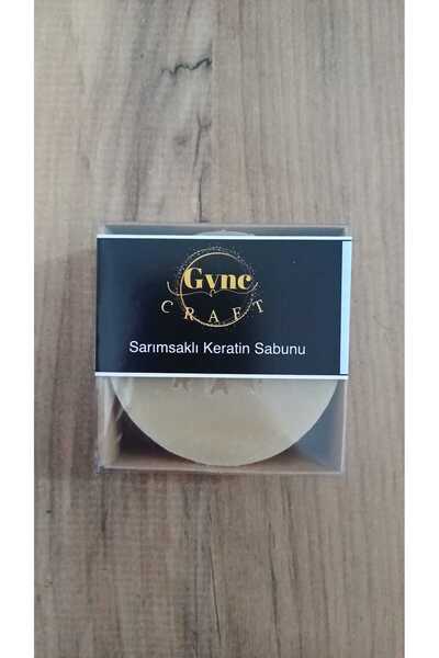 GVNC Kokusuz Sarımsaklı Keratin Sabunu Katı Şampuan Formunda Yenilenen İçerik, Onarıcı Bakım Sabunu