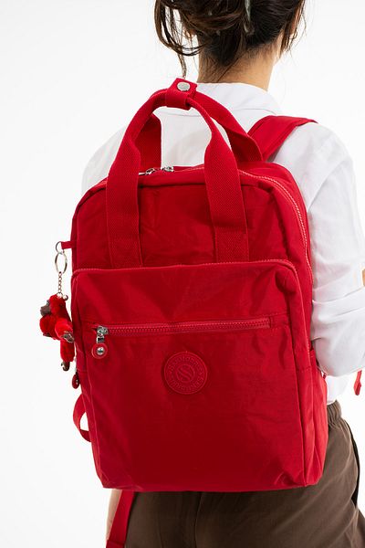 EFTREND Sanmorris Unisex Crinkle Fabric - Water Resistant, Multi-Compartment Large Size Laptop School and Backpack