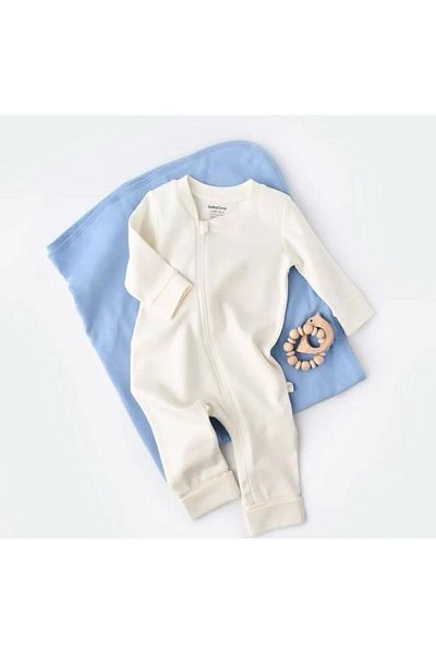 BabyCosy Soft 100% Organic Cotton Long Sleeve Jumpsuit