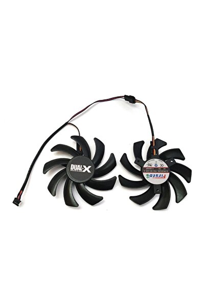 FirstD 75mm Dual X Fd7010h12s 12v 0.35amp 4 Pin 3 Vida Fan